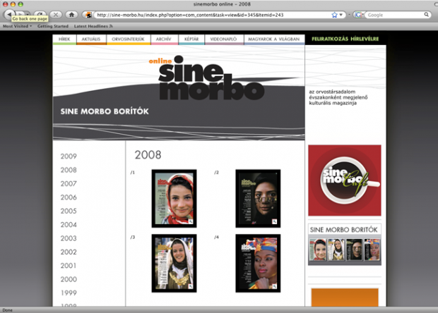 Sine-morbo web